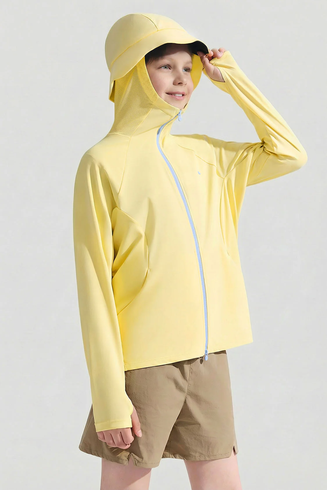 Kids' Quick-Dry Stretch Sun Protection Jacket UPF 50+ DS008 - Image 10