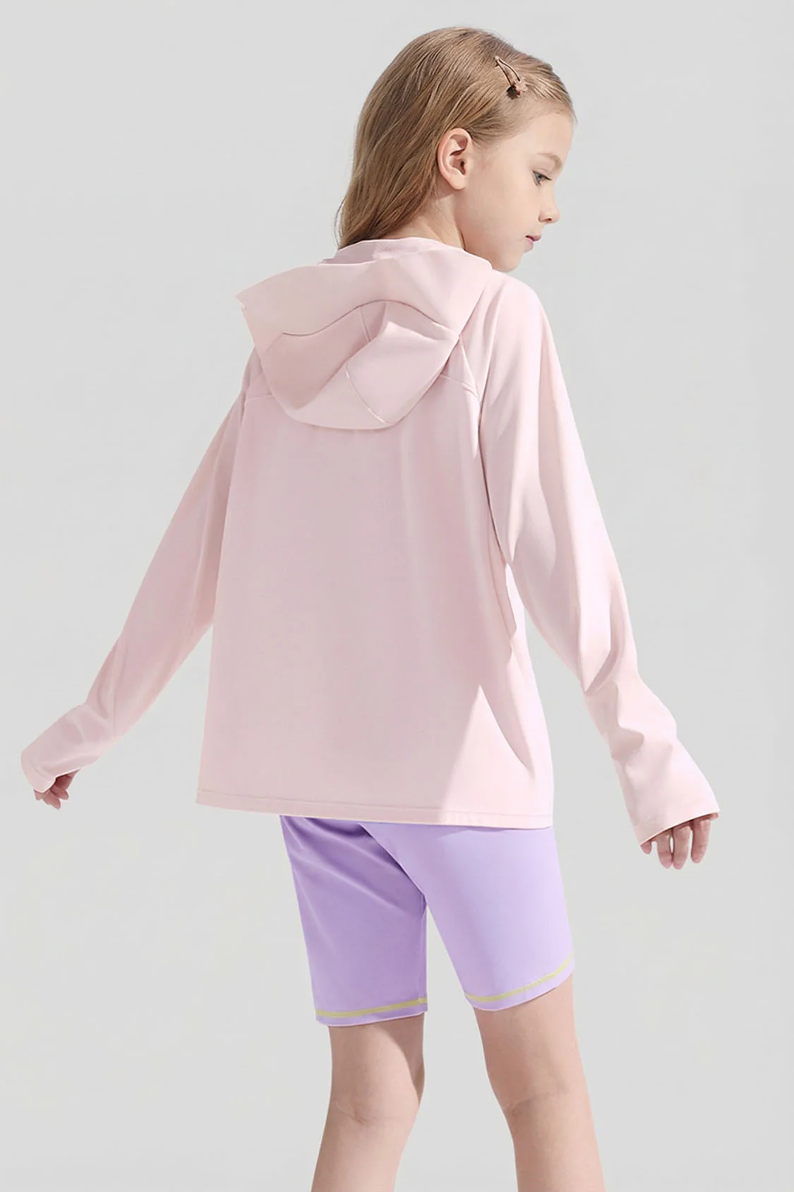 Kids' Quick-Dry Stretch Sun Protection Jacket UPF 50+ DS008 - Image 4