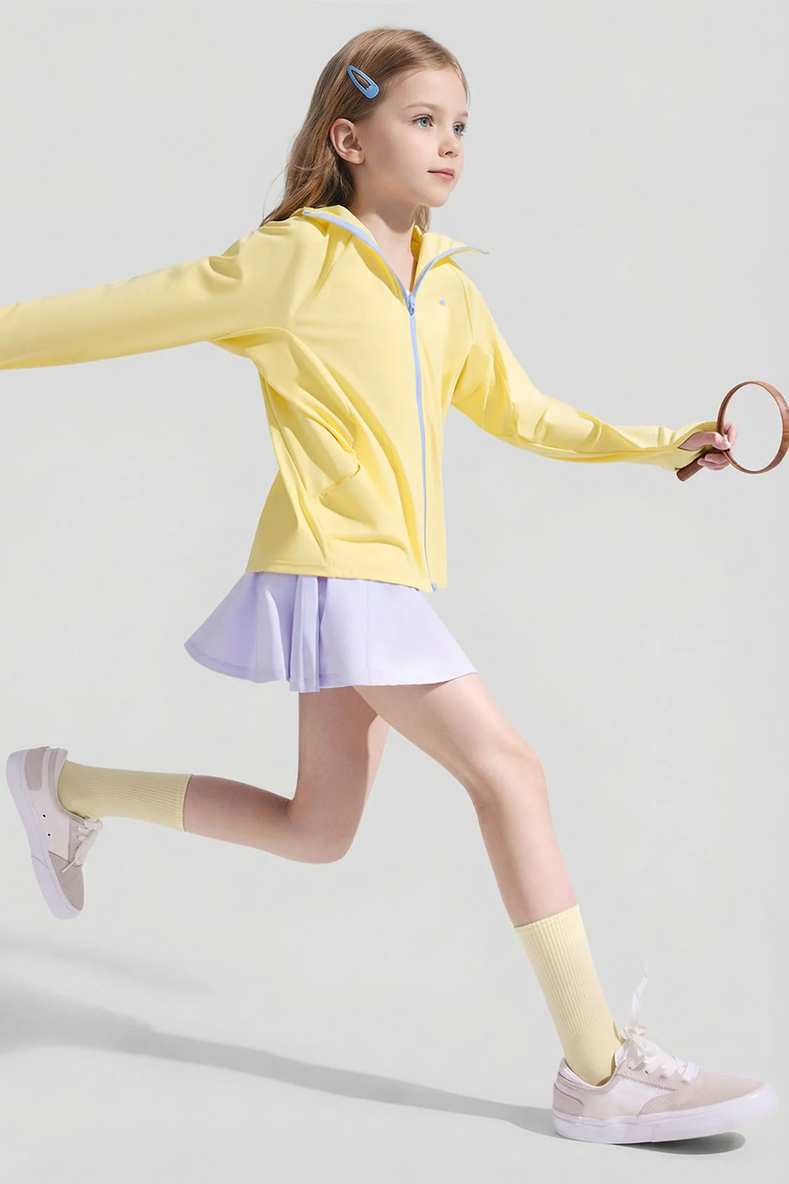 Kids' Quick-Dry Stretch Sun Protection Jacket UPF 50+ DS008 - Image 9