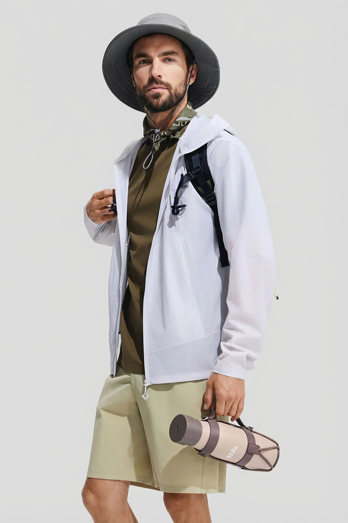 Men's Breathable Sun Protection Bucket Hat UPF 50+ TS730 - Image 3