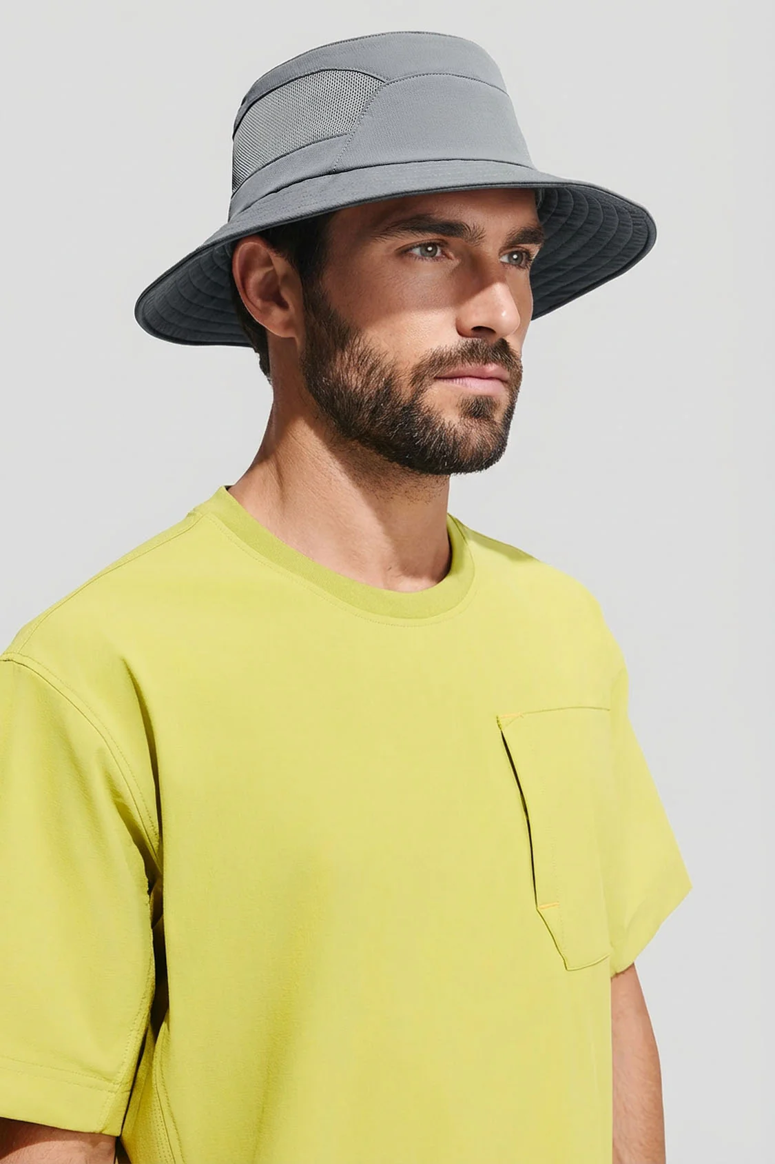 Men's Breathable Sun Protection Bucket Hat UPF 50+ TS730 - Image 8