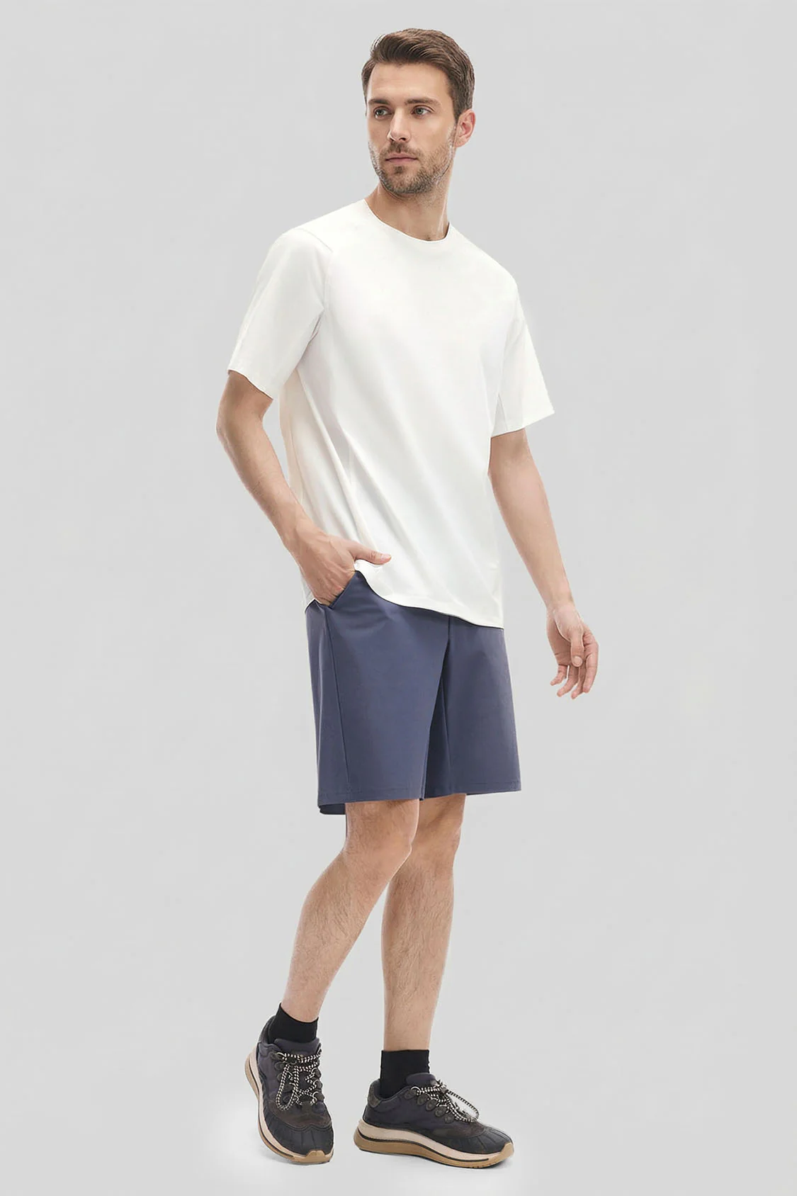 Men's Dual-Layer Cooling Performance T-Shirt UPF 50+ DR015 - Image 10