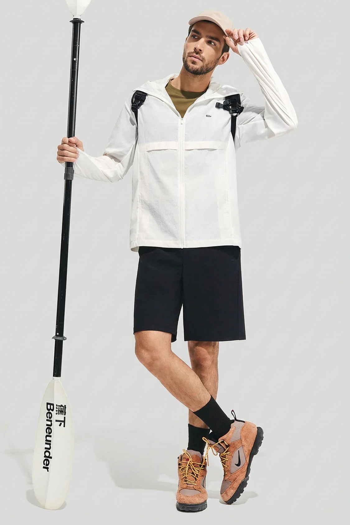 Men's Water-Resistant Sun Protection Jacket UPF 100+ TS007 - Image 10