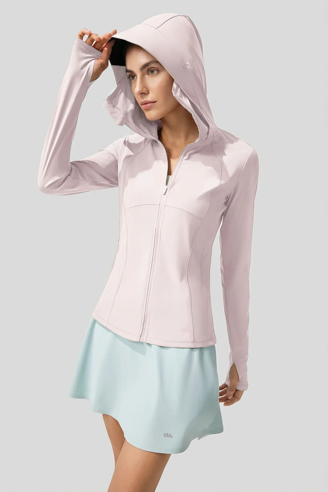 Women's Slim-Fit Sun Protection Jacket UPF 100+ AL900 - Image 14