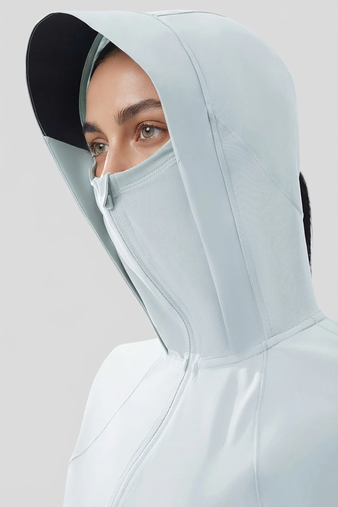 Women's Slim-Fit Sun Protection Jacket UPF 100+ AL900 - Image 6