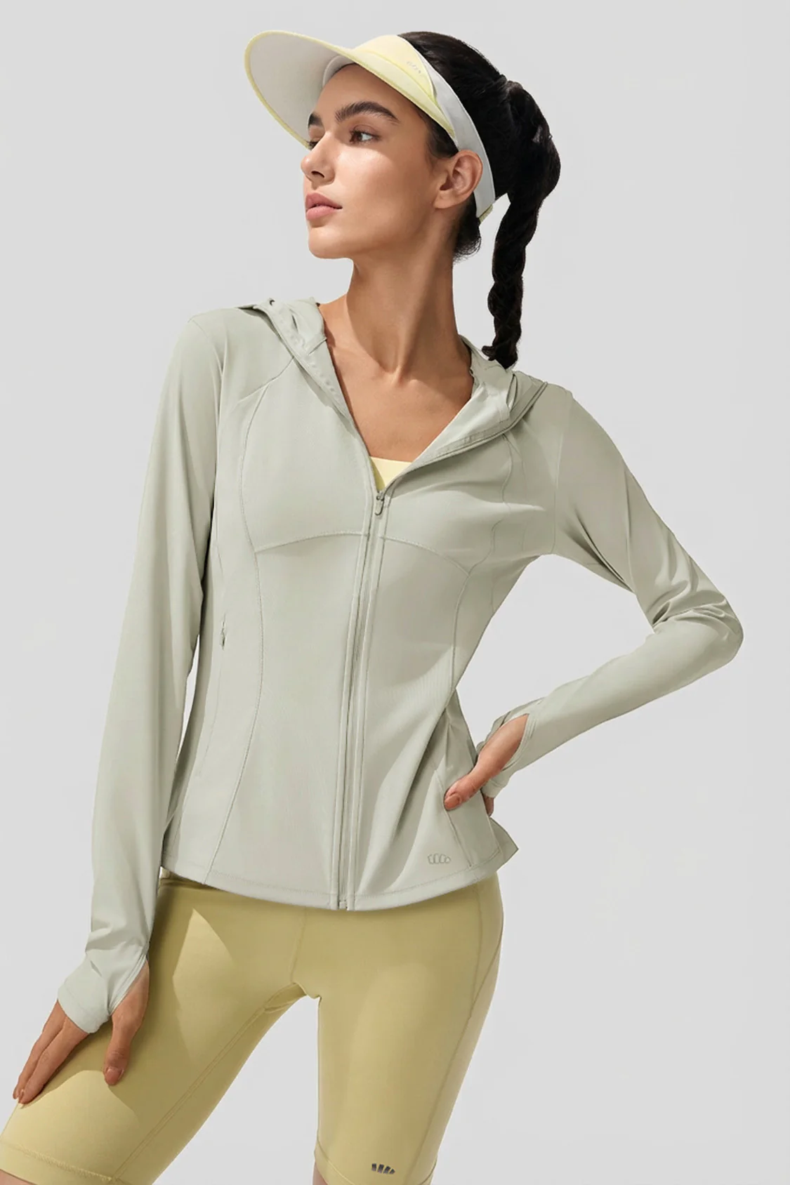 Women's Slim-Fit Sun Protection Jacket UPF 100+ AL900 - Image 9
