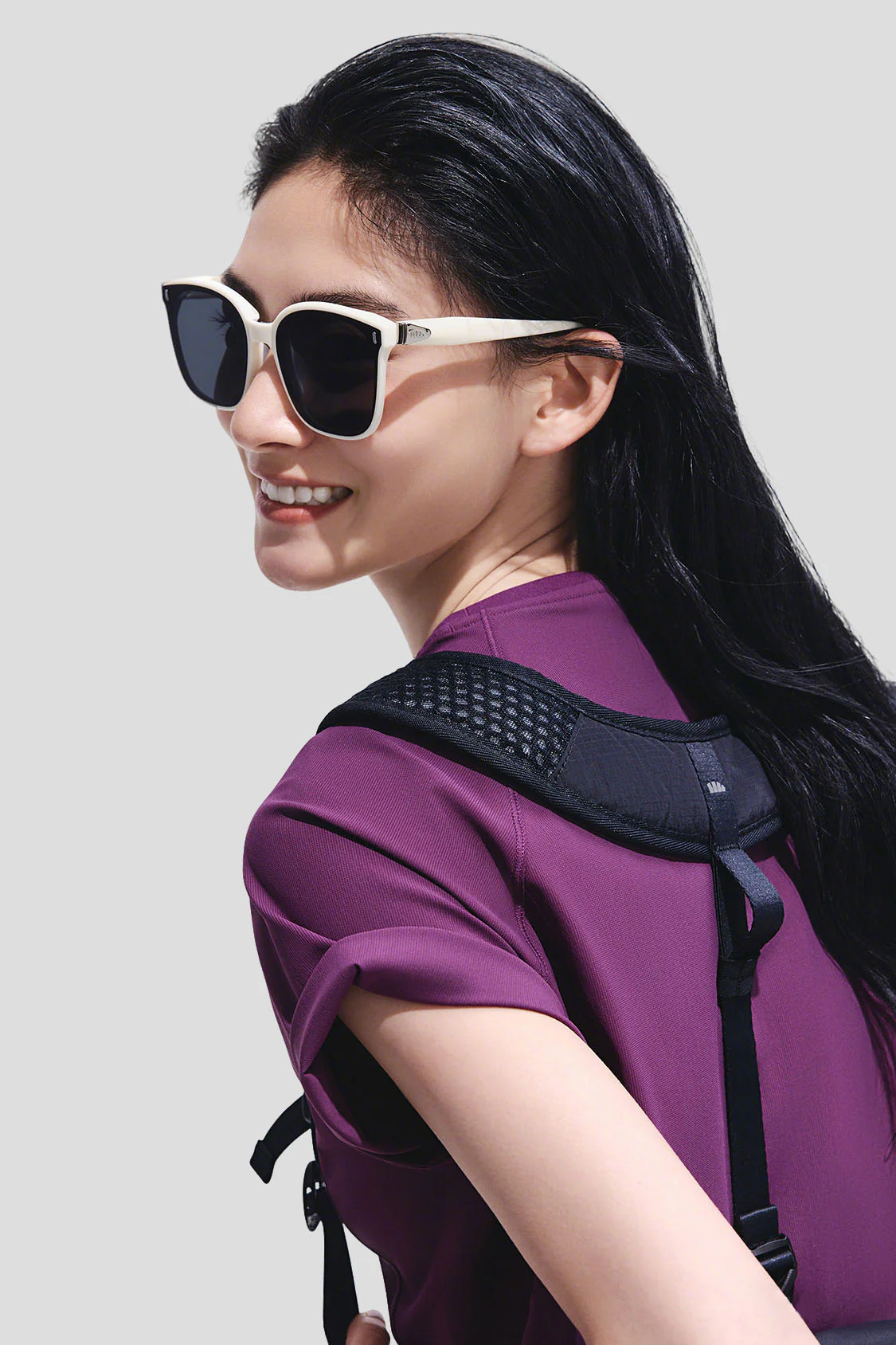 Oversized Square-Round Frame Sunglasses UV 400 FD025 - Image 10