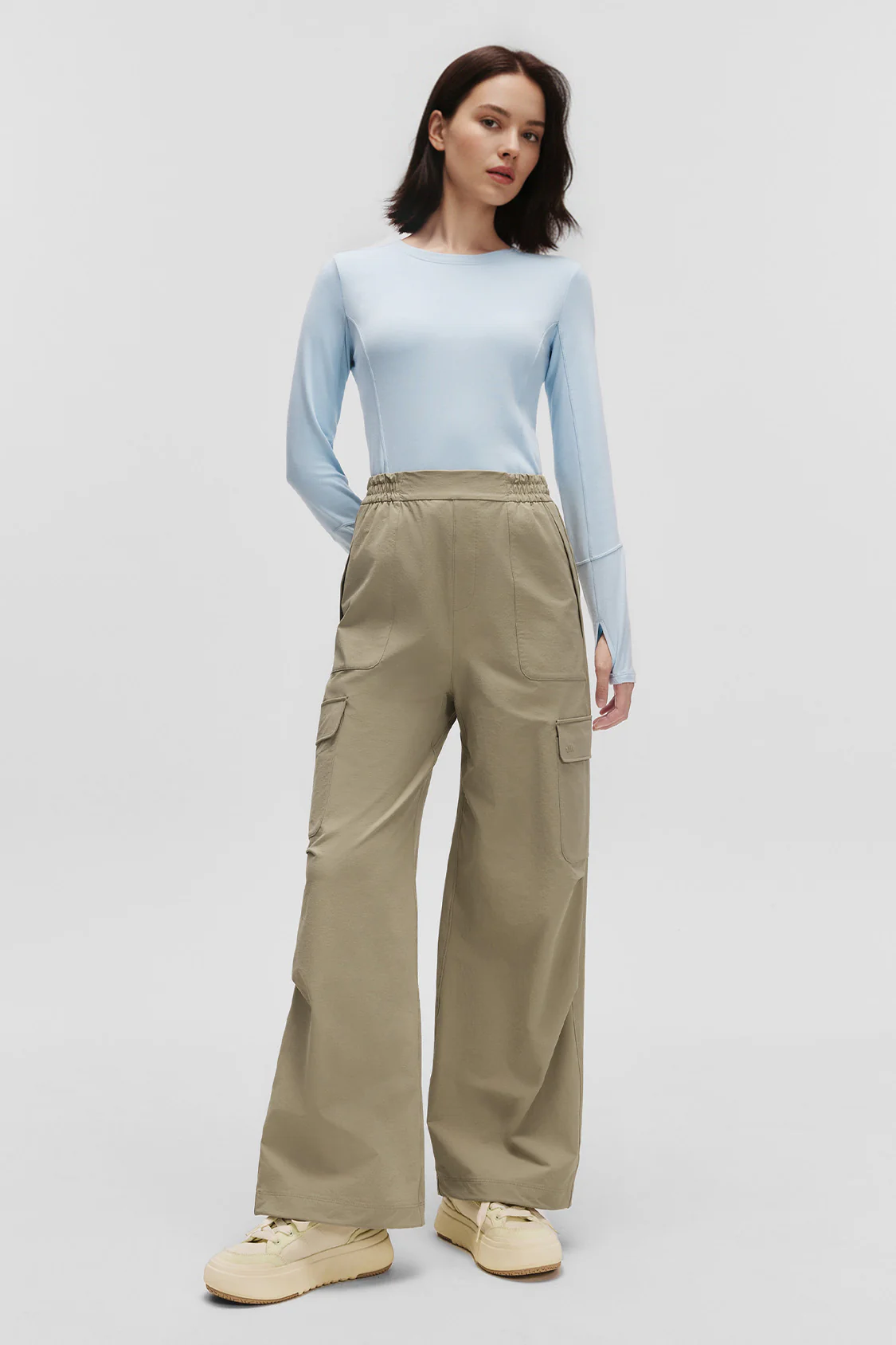 ParaShell – Women’s Straight-Leg Cargo Pants Relaxed Fit Multi-Pocket Softshell - Image 11