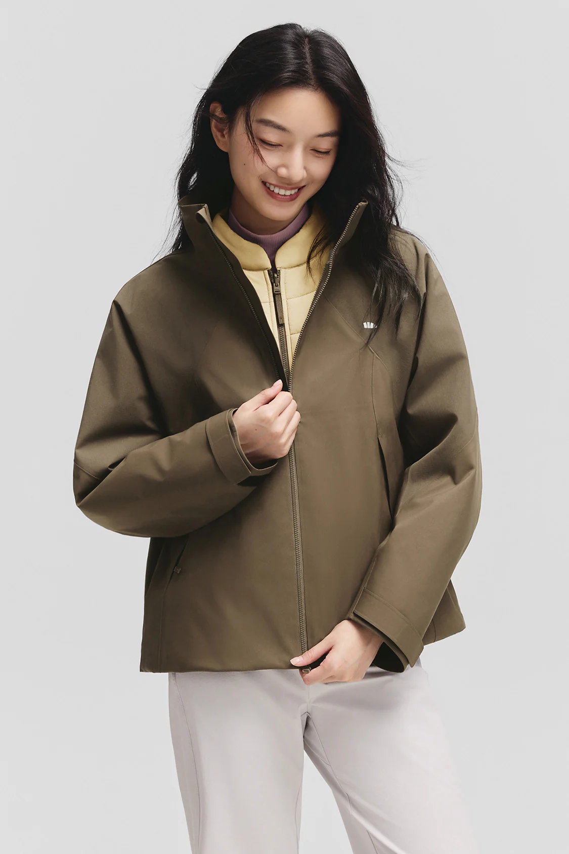 PeakFlex – Women’s Stretch Insulated Shell Jacket (Removable Hood, Warm Liner) - Image 12