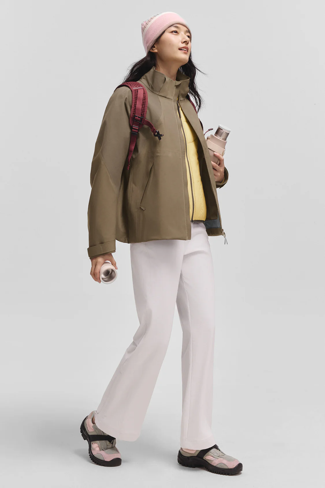 PeakFlex – Women’s Stretch Insulated Shell Jacket (Removable Hood, Warm Liner) - Image 13