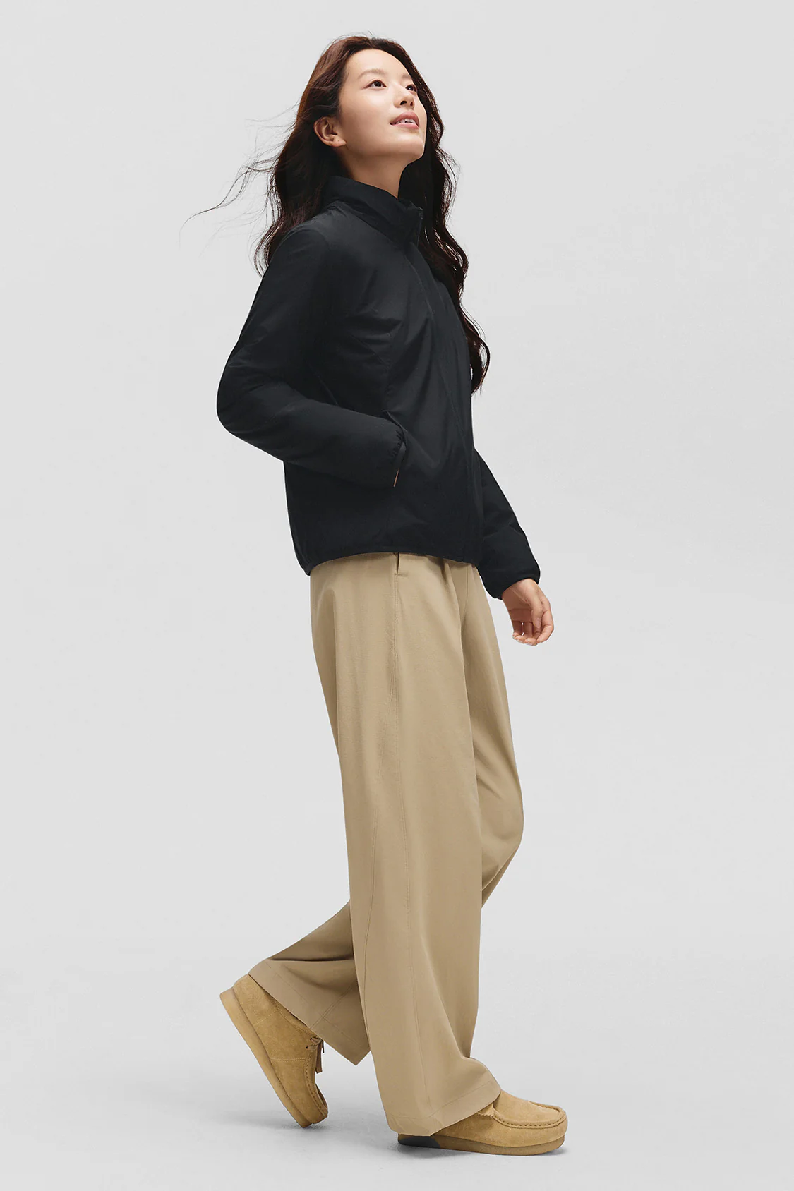 PeakStand – Women’s Medium-Warmth Stand-Collar Fleece Jacket - Image 3