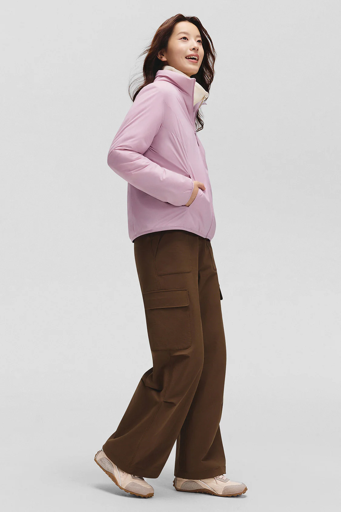 PeakStand – Women’s Medium-Warmth Stand-Collar Fleece Jacket - Image 5