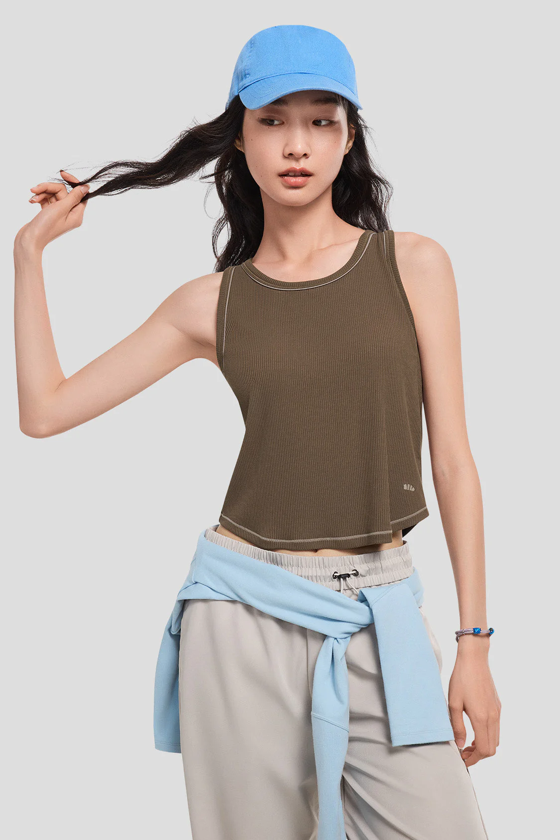 SportEase - Women's Bra-in Skin Base Tank Top - Image 10