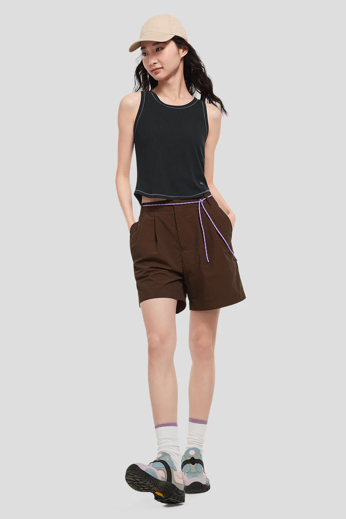 SportEase - Women's Bra-in Skin Base Tank Top - Image 7