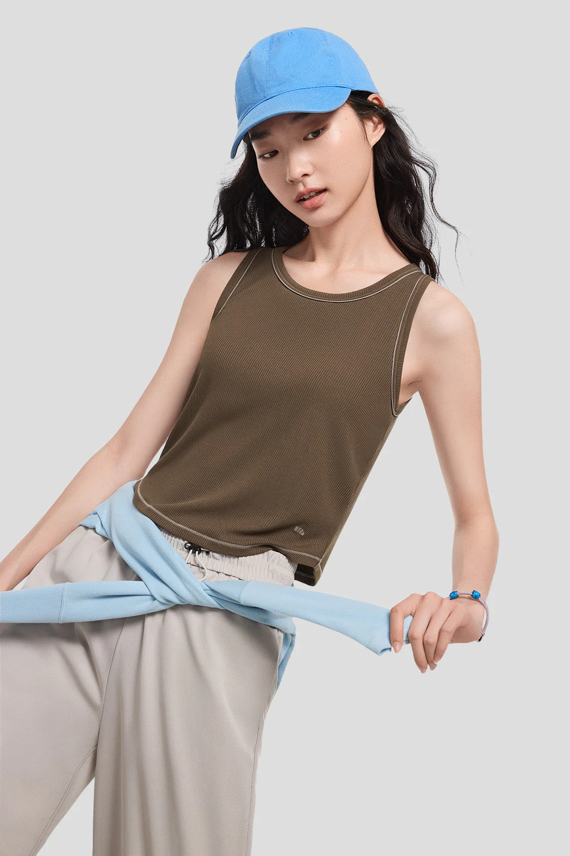 SportEase - Women's Bra-in Skin Base Tank Top - Image 9
