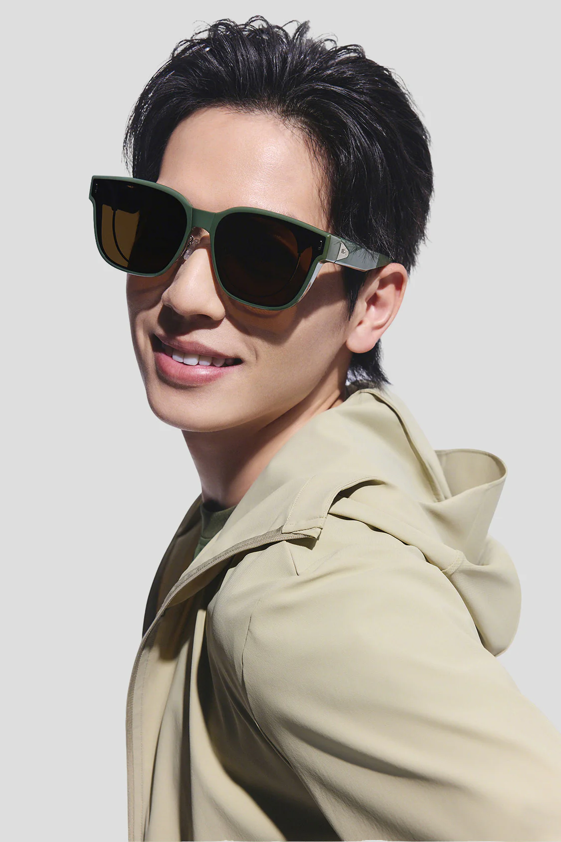 Square-Round Frame Prescription Fit-Over Sunglasses UV 400 FD013 - Image 9
