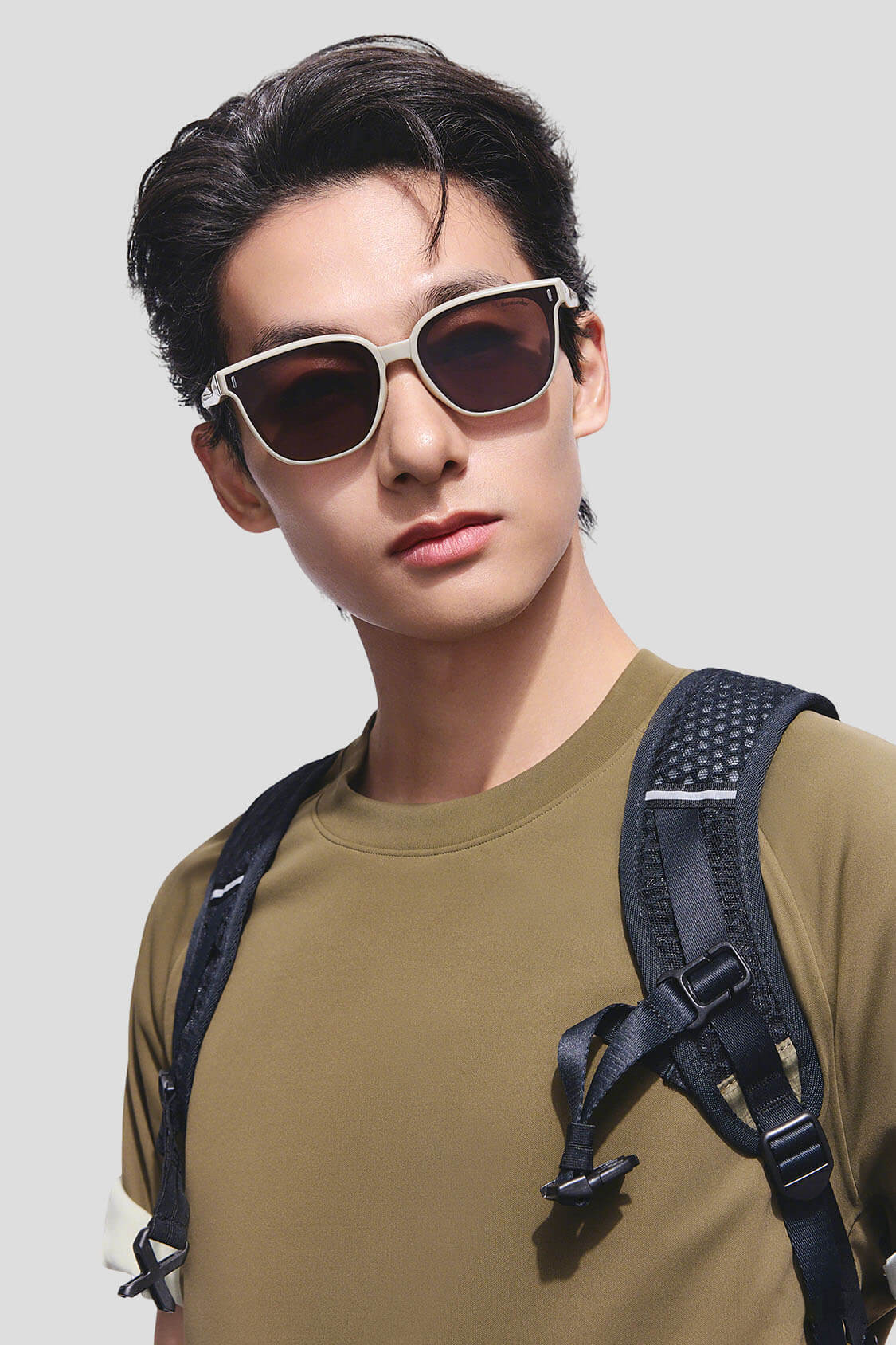 Square-Round Frame Sunglasses UV 400 FD026 - Image 11
