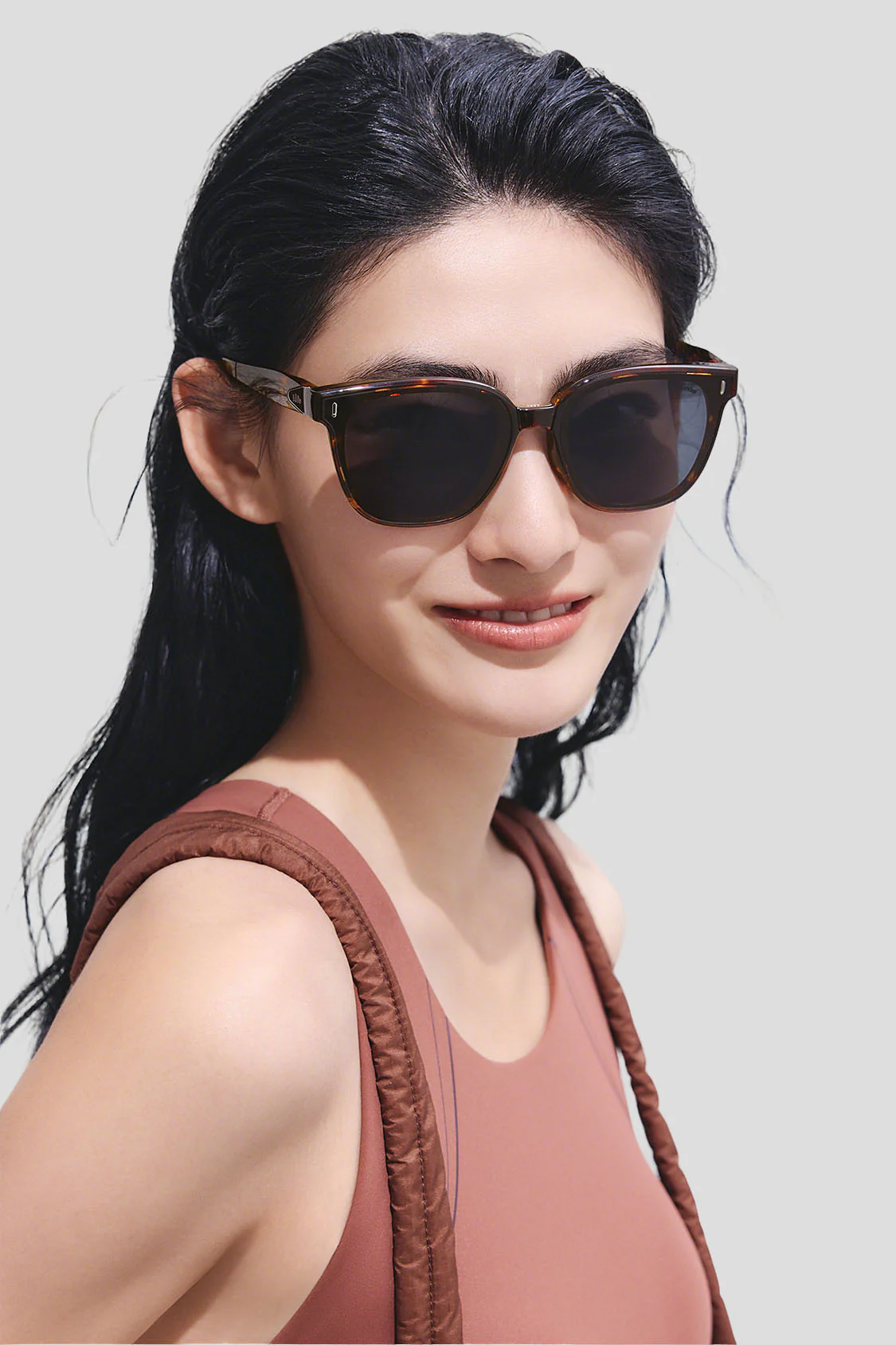 Square-Round Frame Sunglasses UV 400 FD026 - Image 8