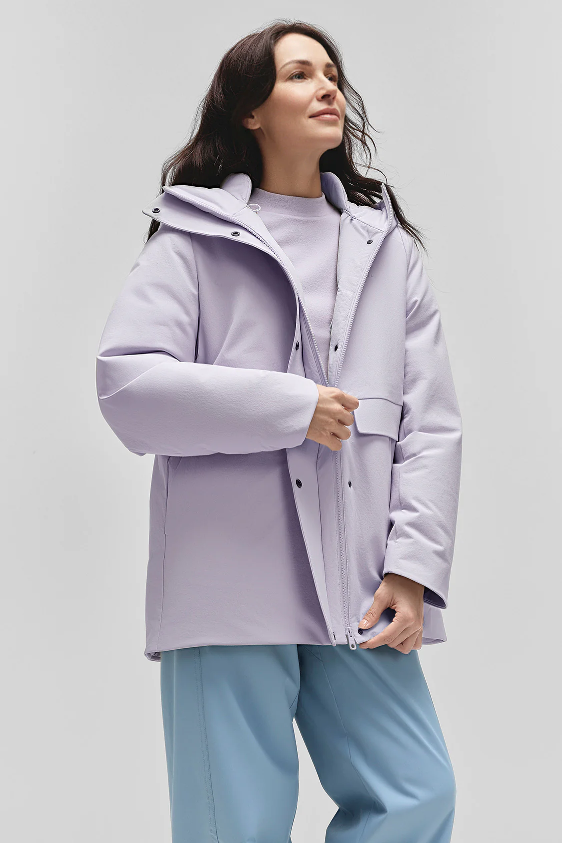 StormCurve – Women’s Windproof Waist-Cinched Down Coat (Mid-Length, Extreme Warmth) - Image 10
