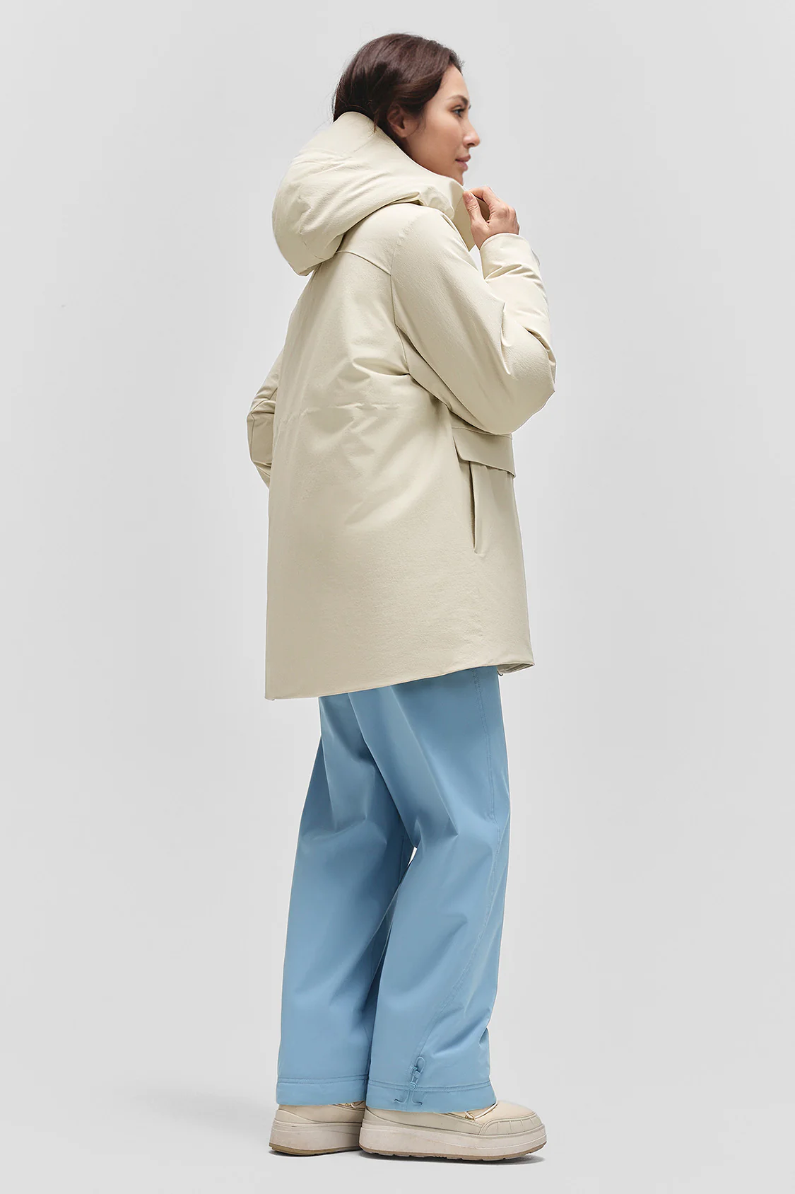 StormCurve – Women’s Windproof Waist-Cinched Down Coat (Mid-Length, Extreme Warmth) - Image 17