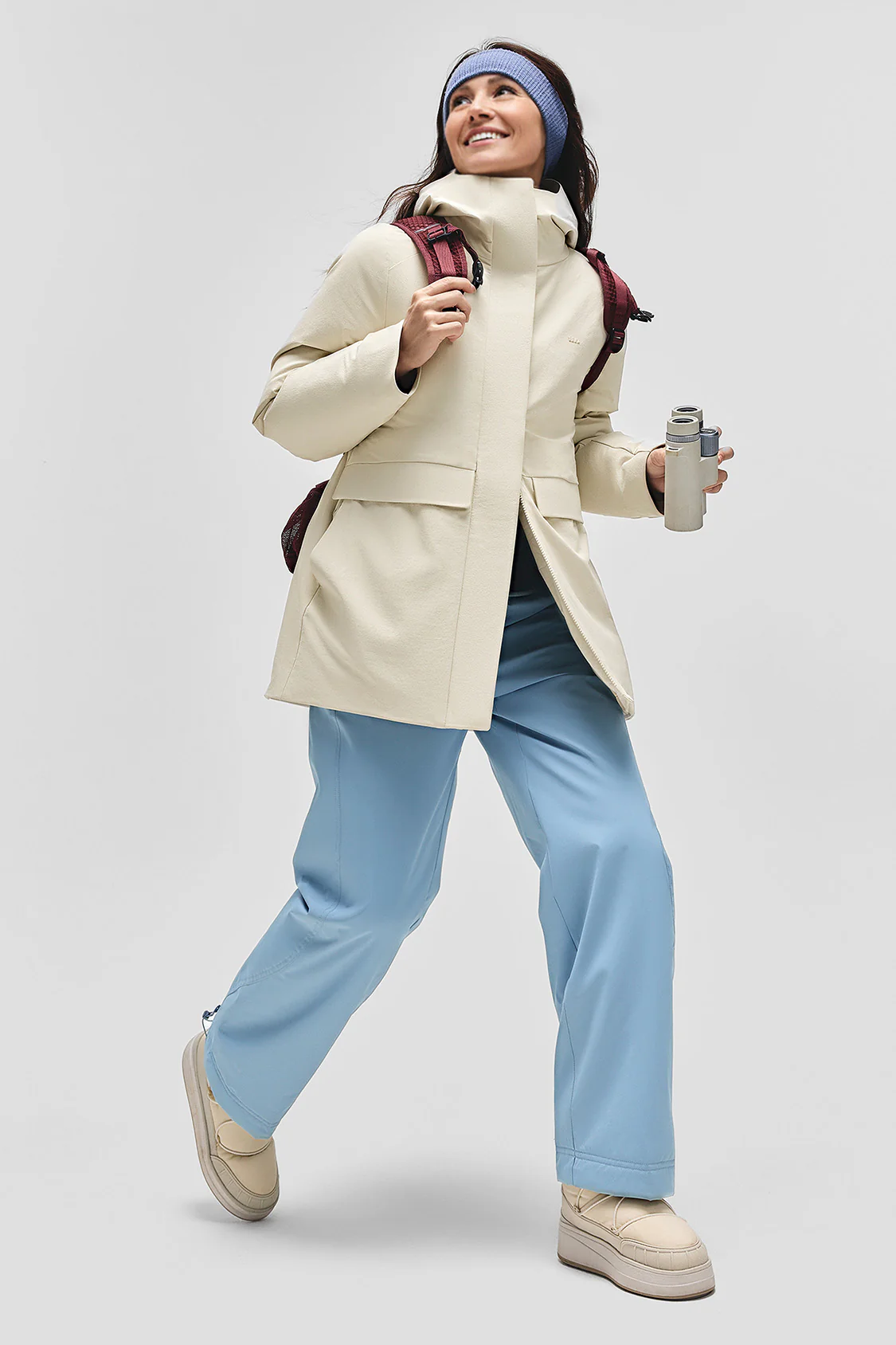 StormCurve – Women’s Windproof Waist-Cinched Down Coat (Mid-Length, Extreme Warmth) - Image 18