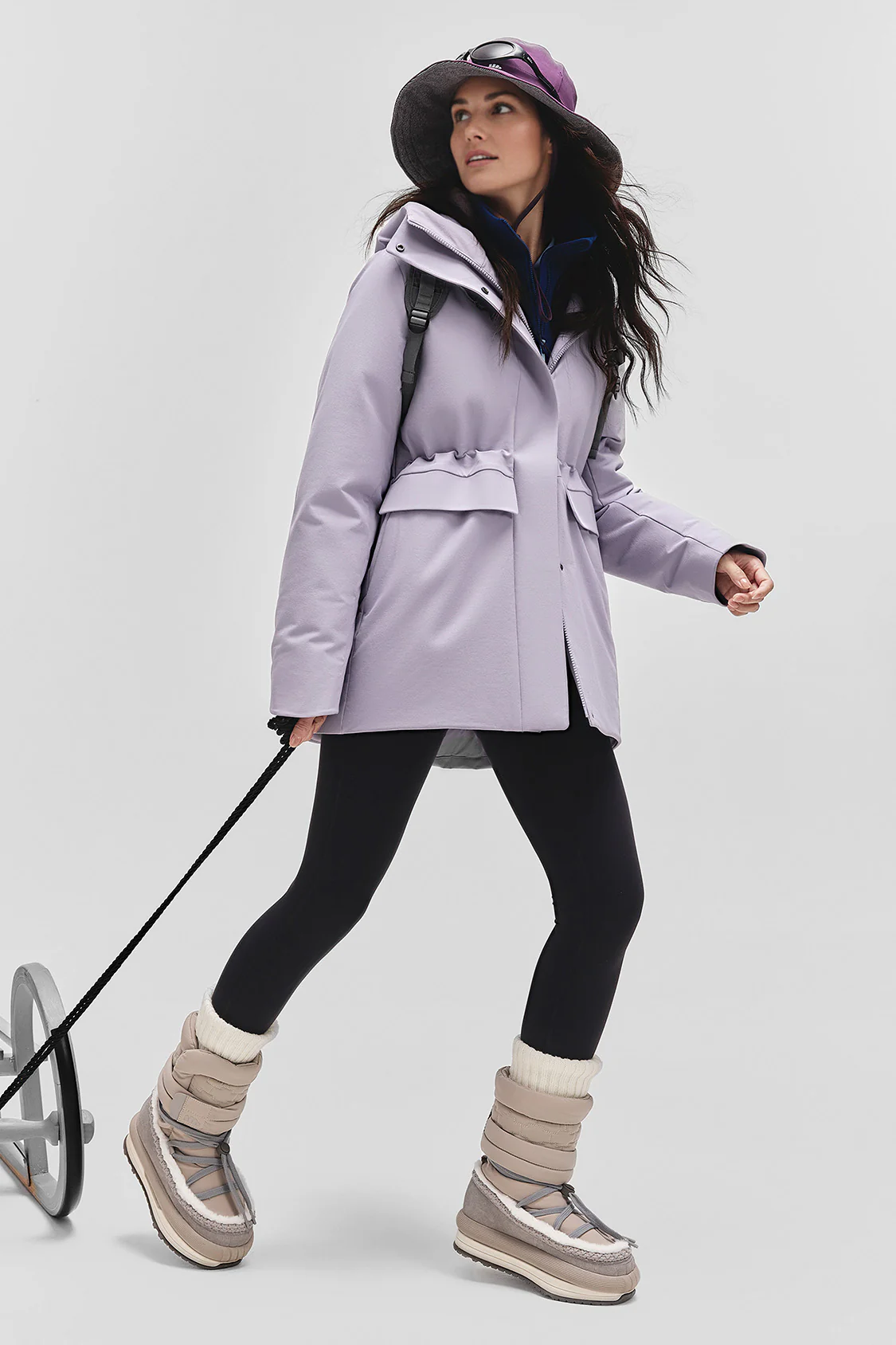 StormCurve – Women’s Windproof Waist-Cinched Down Coat (Mid-Length, Extreme Warmth) - Image 4