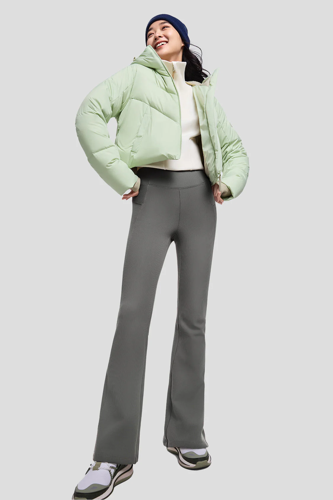 ThermaFlex - Women's High-Stretch Thermal Flare Pants - Image 12