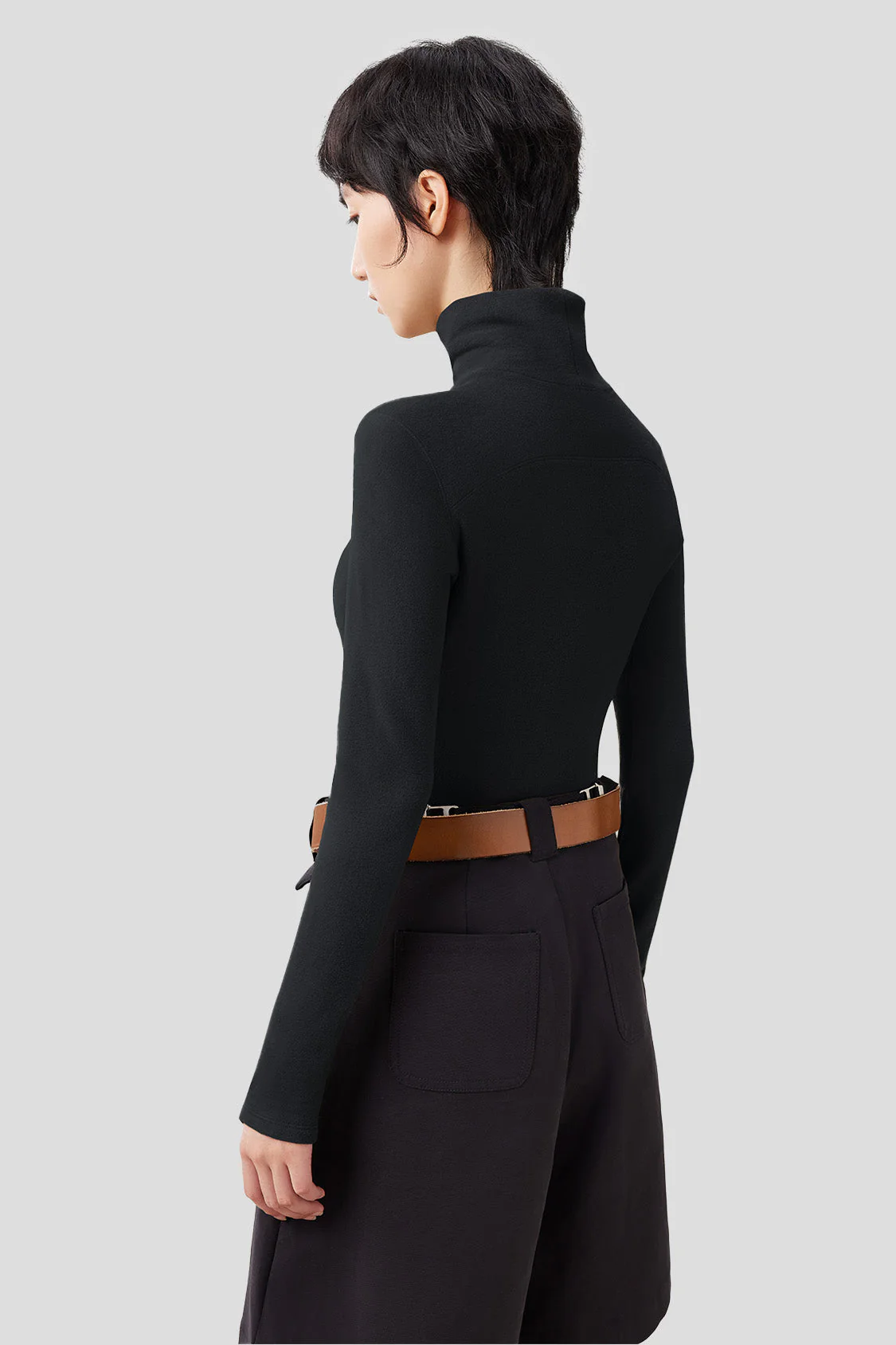 ThermaFlex - Women's Slim-Fit High-Warmth Turtleneck Top - Image 3
