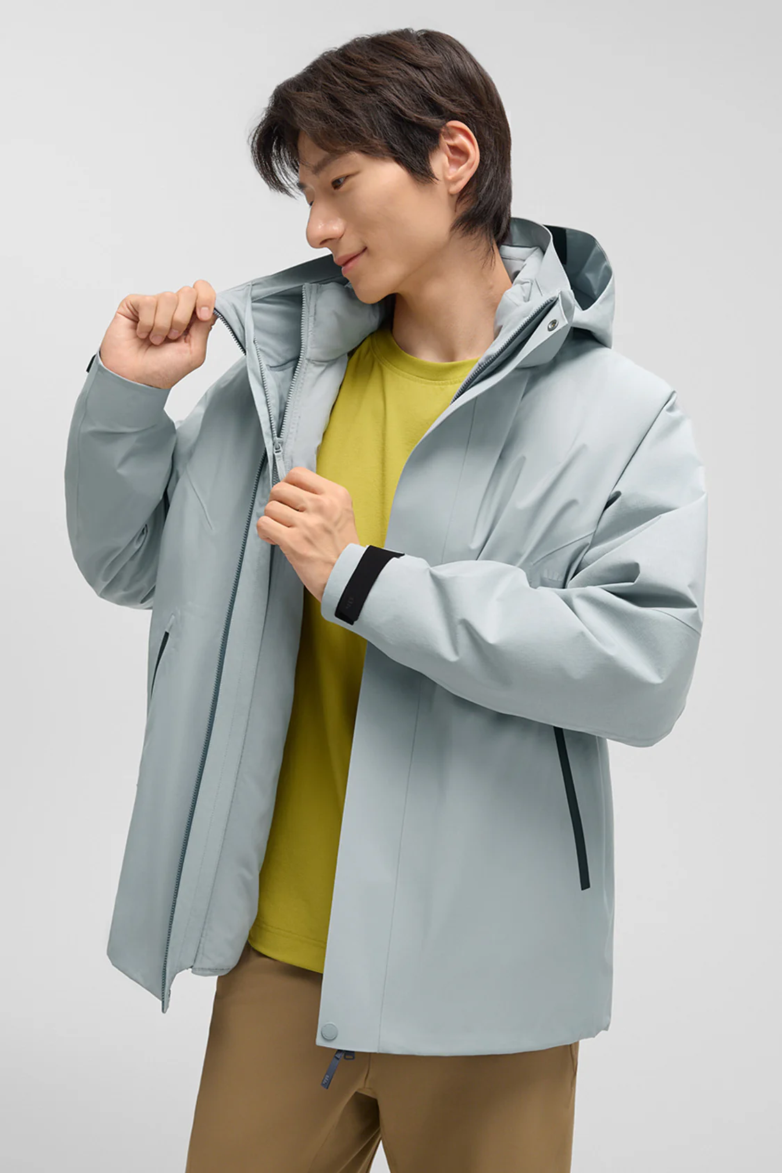 TrailGuard – Men’s Stretch Insulated Shell Jacket (Removable Hood, Warm Liner) - Image 9