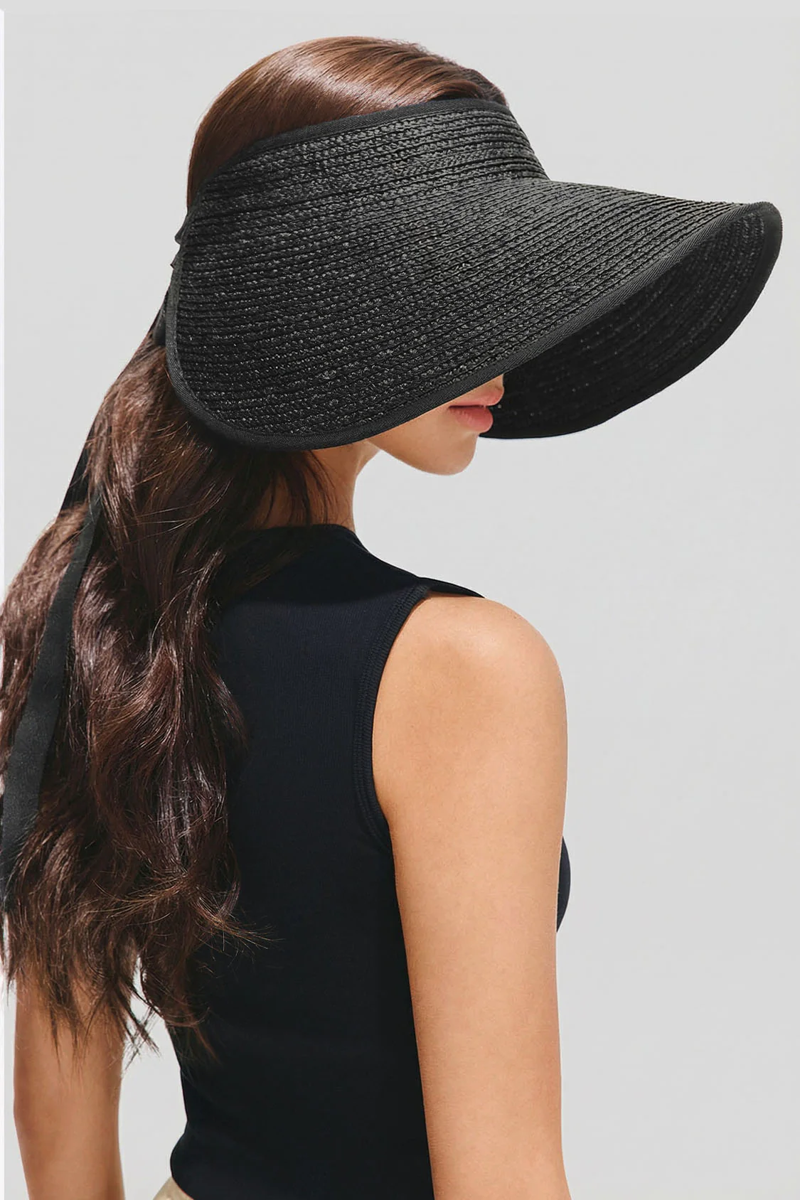 Women’s Wide Brim Sun Protection Straw Hat UPF 50+ UL558 - Image 4