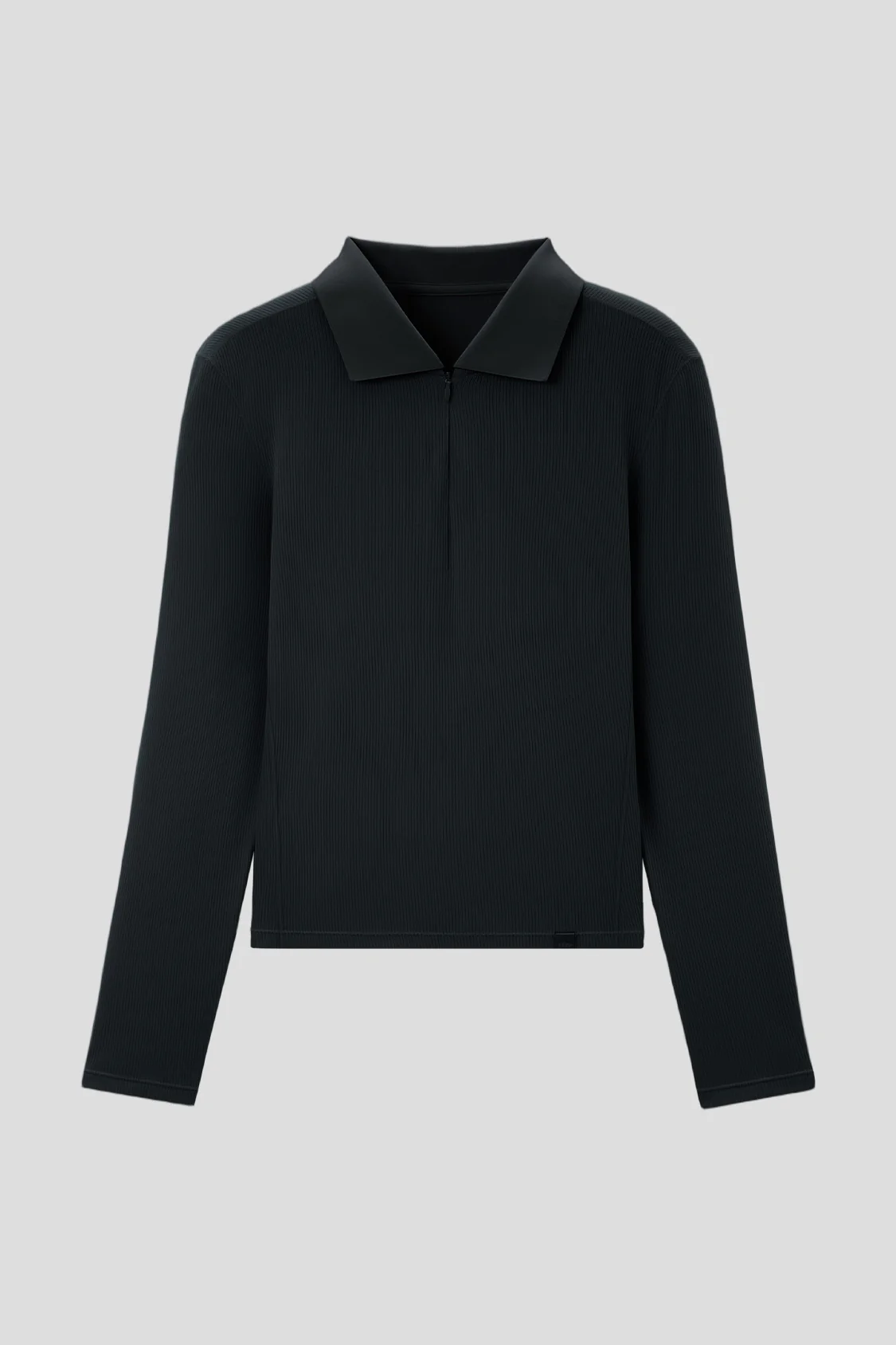 UrbanPolo – Women’s Zip Polo Long Sleeve Top - Image 5