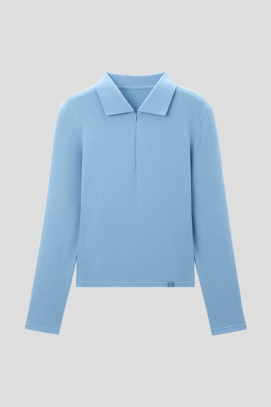 UrbanPolo – Women’s Zip Polo Long Sleeve Top - Image 8