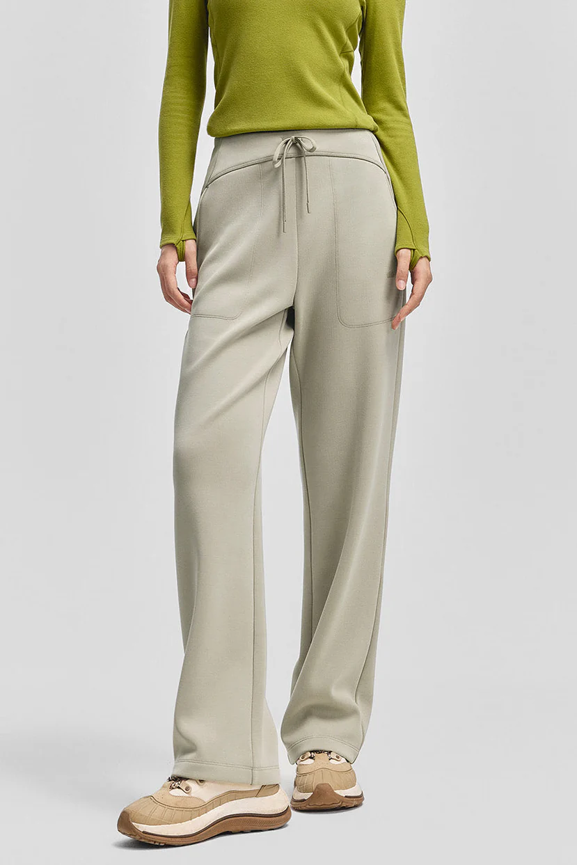 WarmFlex – Women’s High-Stretch Fleece-Lined Straight Pants