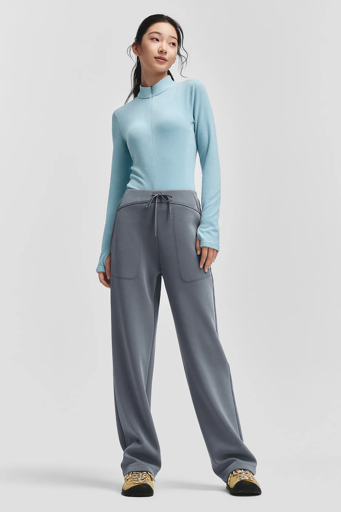 WarmFlex – Women’s High-Stretch Fleece-Lined Straight Pants - Image 10