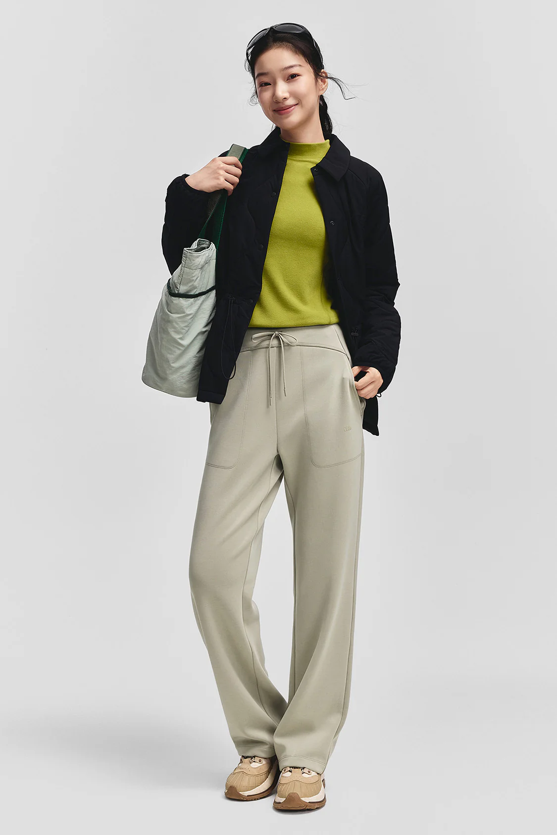 WarmFlex – Women’s High-Stretch Fleece-Lined Straight Pants - Image 3