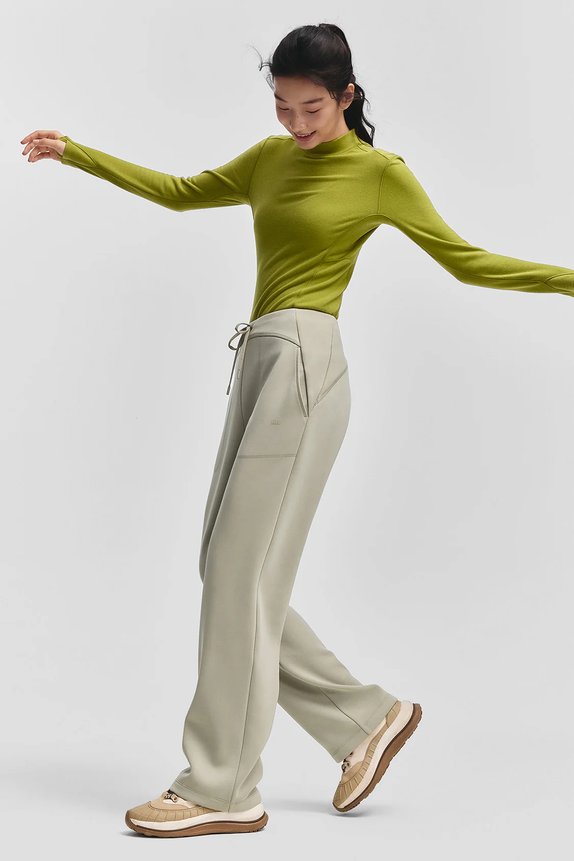 WarmFlex – Women’s High-Stretch Fleece-Lined Straight Pants - Image 6