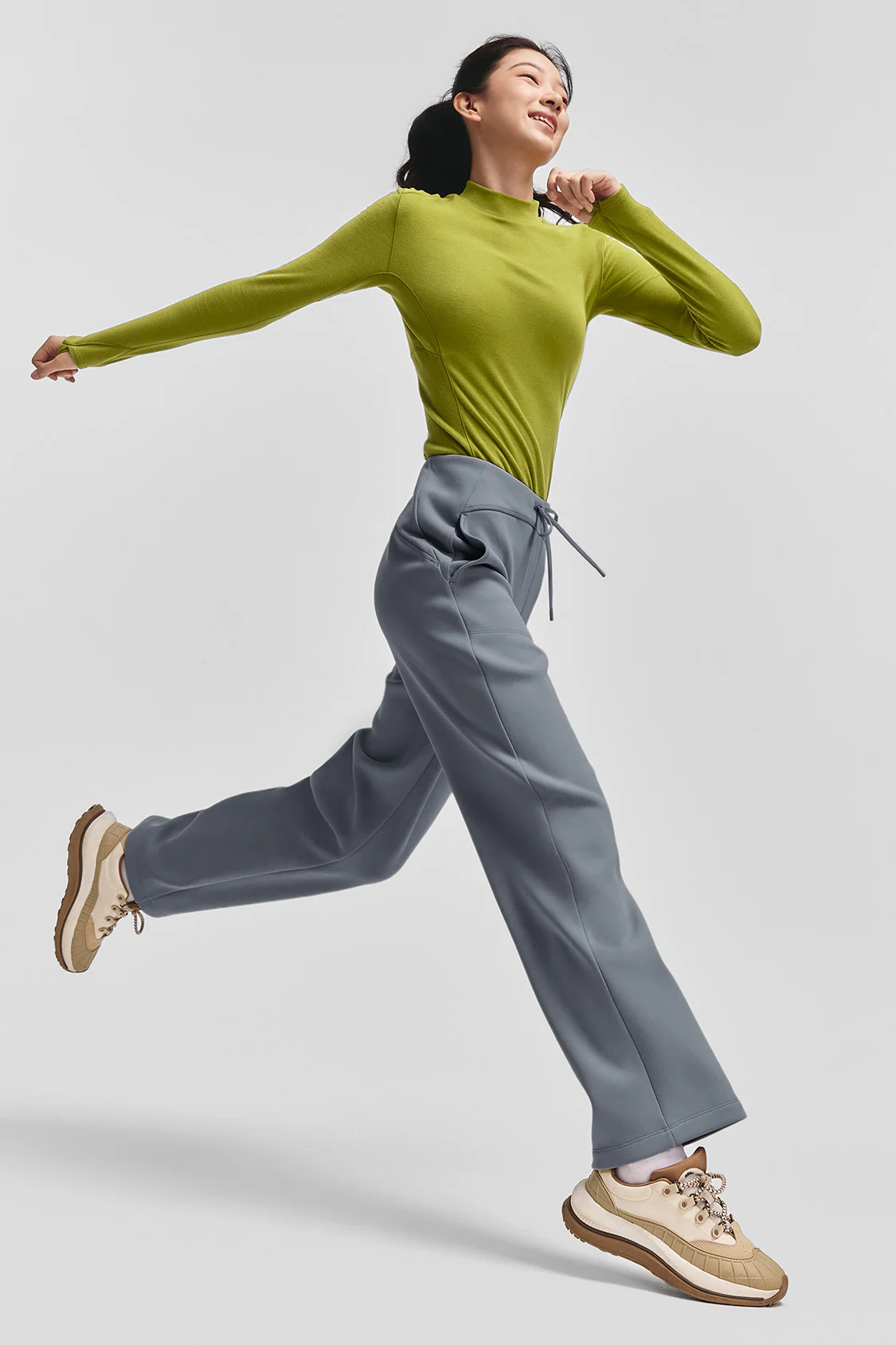 WarmFlex – Women’s High-Stretch Fleece-Lined Straight Pants - Image 9