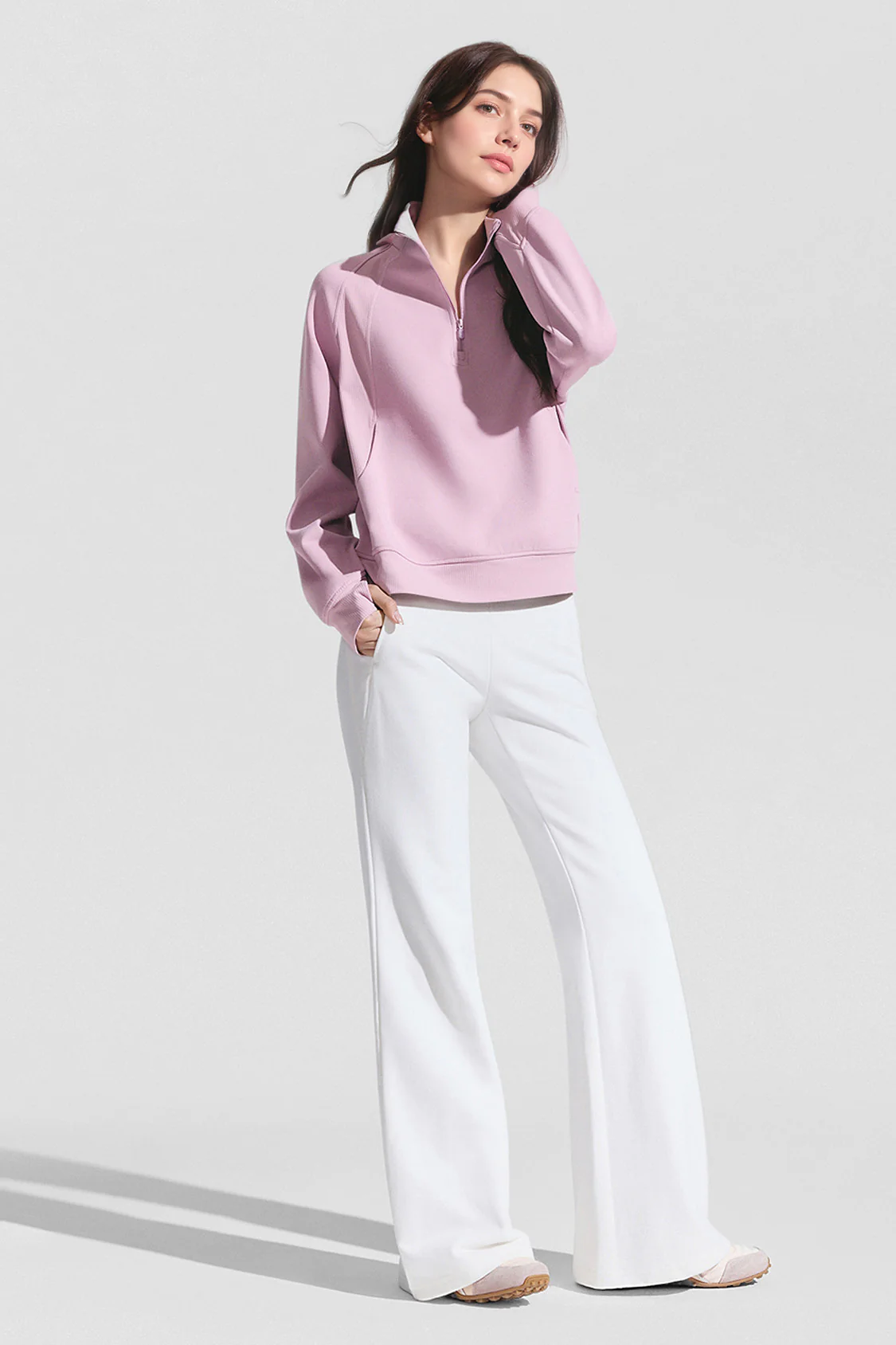WindGlow - Women’s Lightweight Tennis Sweatshirt UPF50+ - Image 10