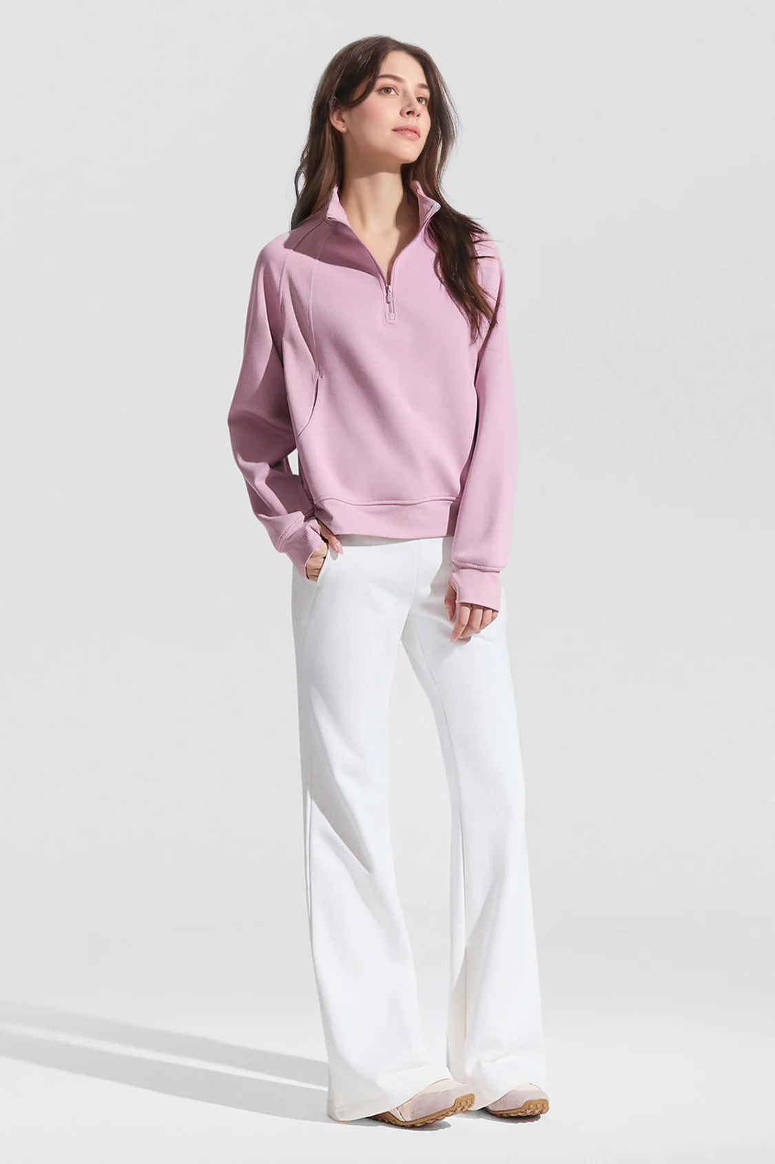 WindGlow - Women’s Lightweight Tennis Sweatshirt UPF50+ - Image 11