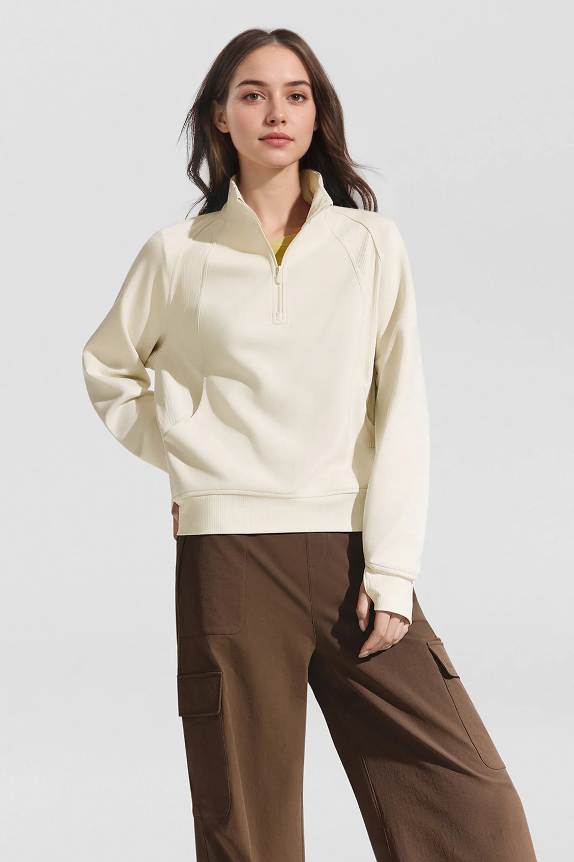 WindGlow - Women’s Lightweight Tennis Sweatshirt UPF50+ - Image 12