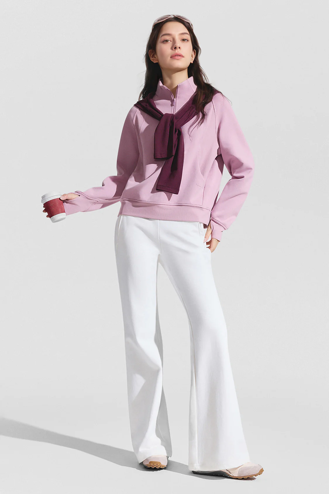 WindGlow - Women’s Lightweight Tennis Sweatshirt UPF50+ - Image 8