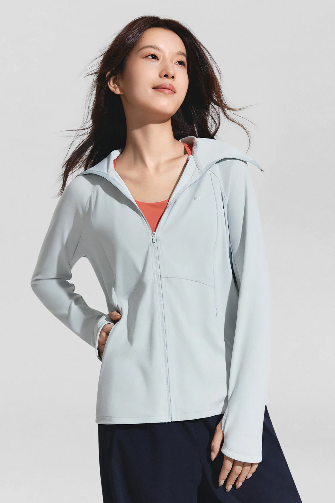 WindGlow – Women’s Windproof UV Protection Sport Jacket  with Hood UPF50+ - Image 6