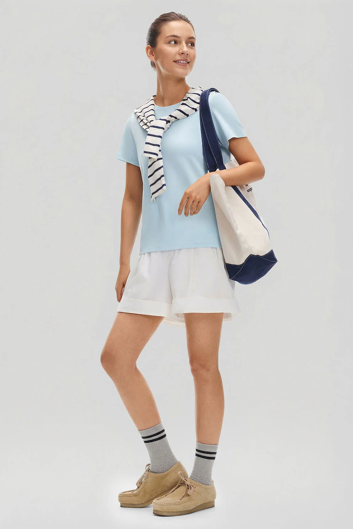 Women's Breathable Cotton T-Shirt CT005/GP930 - Image 3