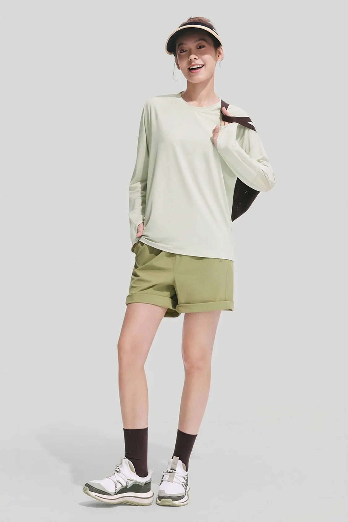 Women’s Breathable Sun Protection Long-Sleeve Tee UPF 50+ AS001 - Image 5