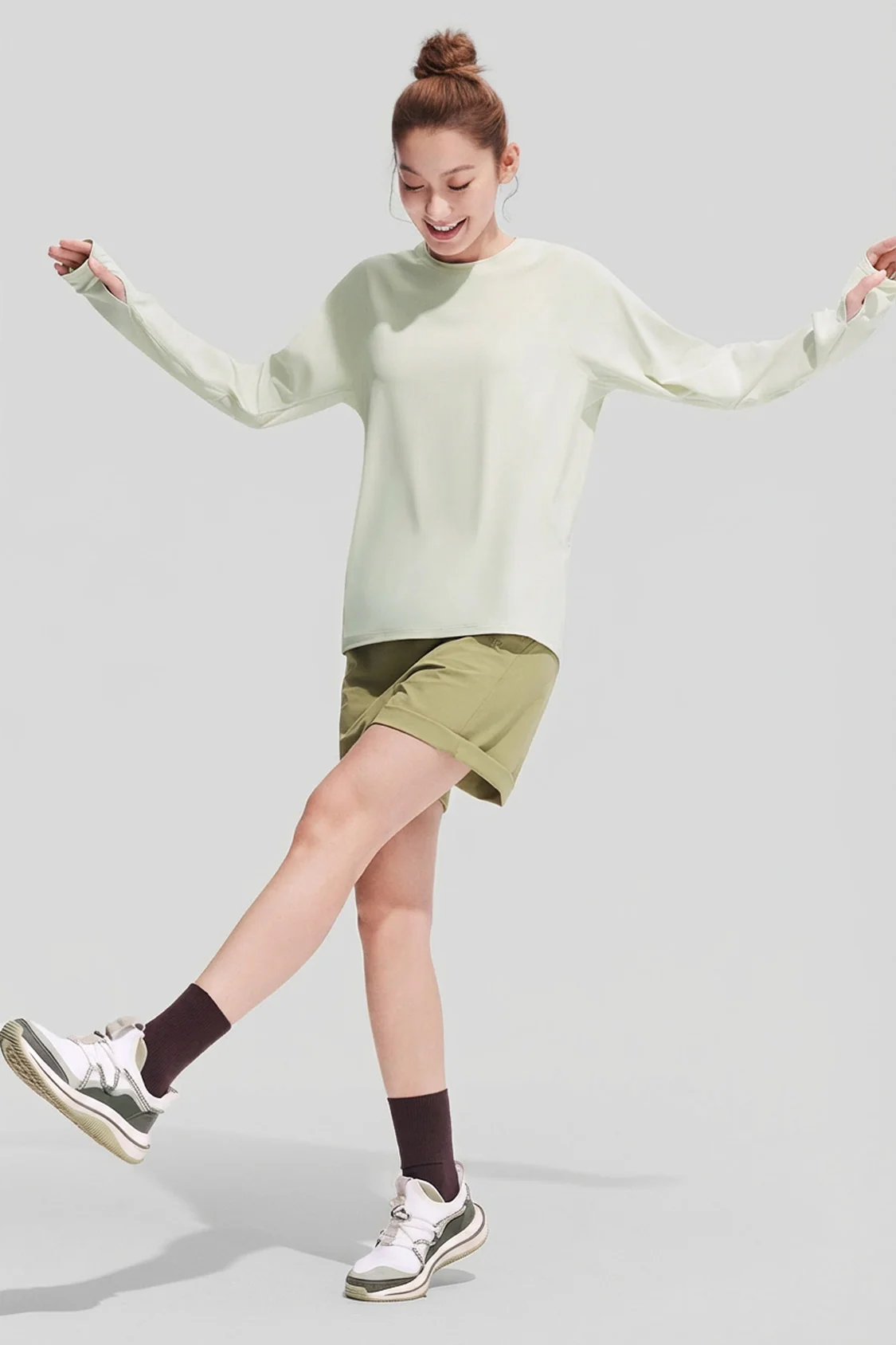Women’s Breathable Sun Protection Long-Sleeve Tee UPF 50+ AS001 - Image 6