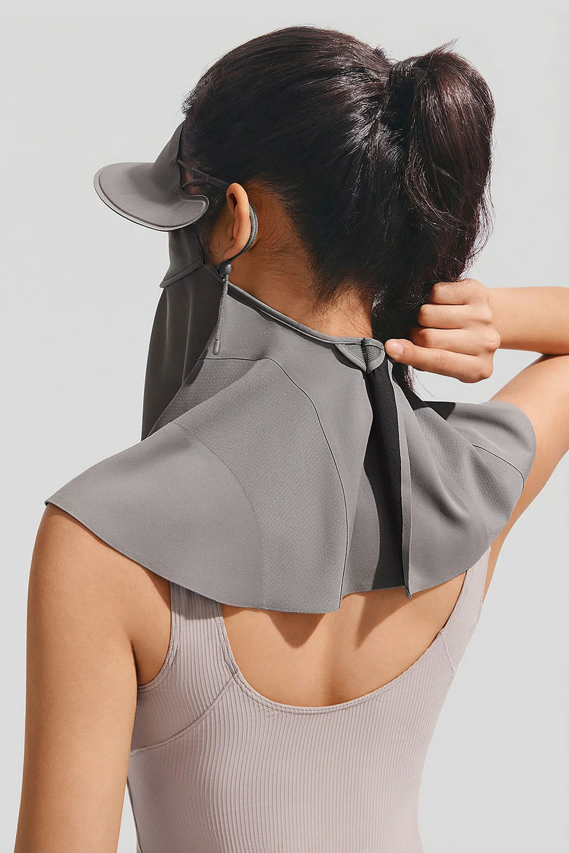 Women's Brimmed Neck Sun Protection Face Cover UPF 2000+ MP356 - Image 10