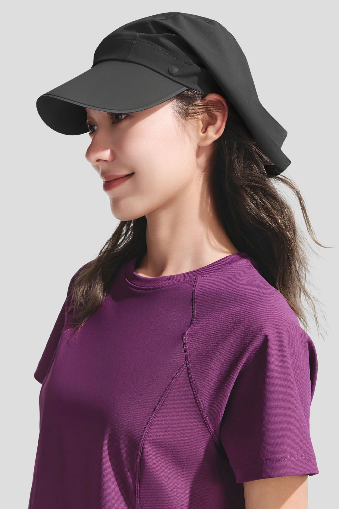Women's Brimmed Sun Protection Hair Scarf AL003 - Image 17