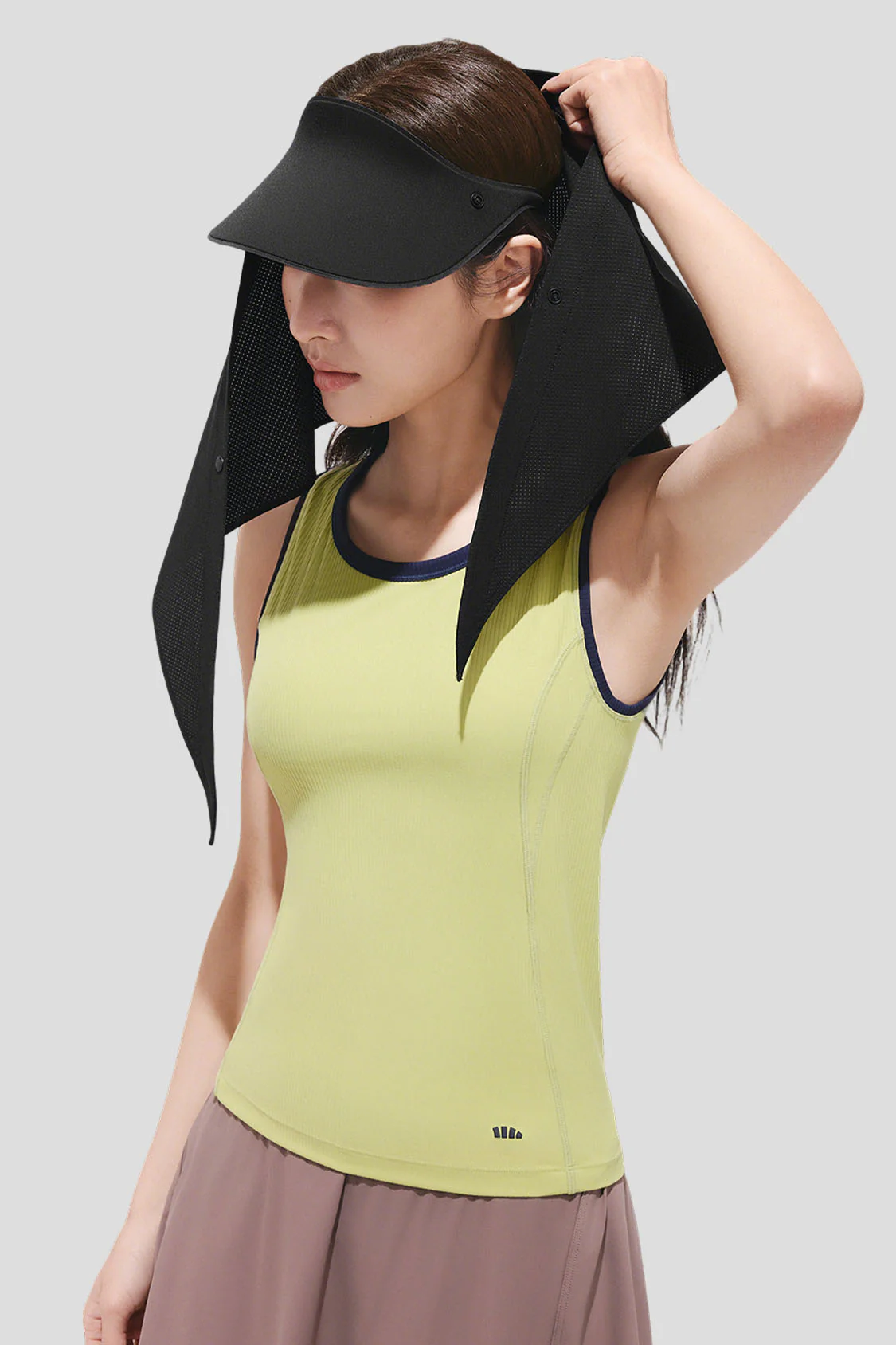 Women's Brimmed Sun Protection Hair Scarf AL003 - Image 19