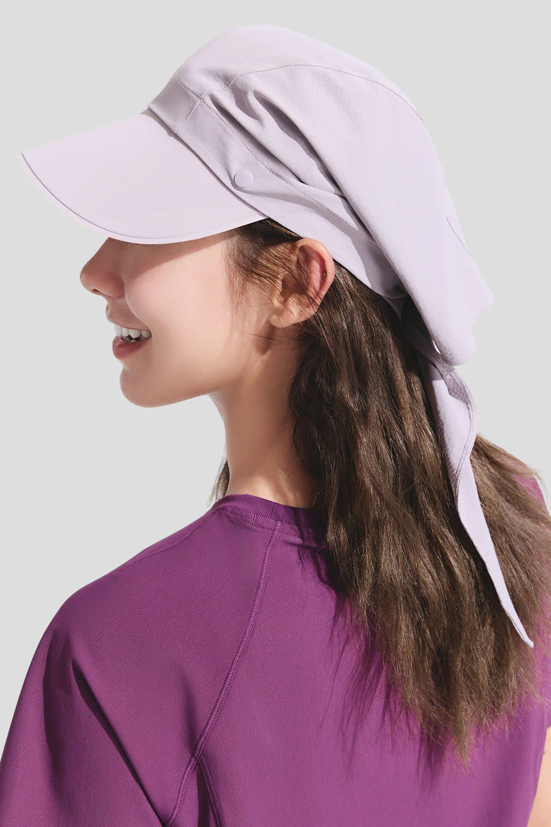 Women's Brimmed Sun Protection Hair Scarf AL003 - Image 7
