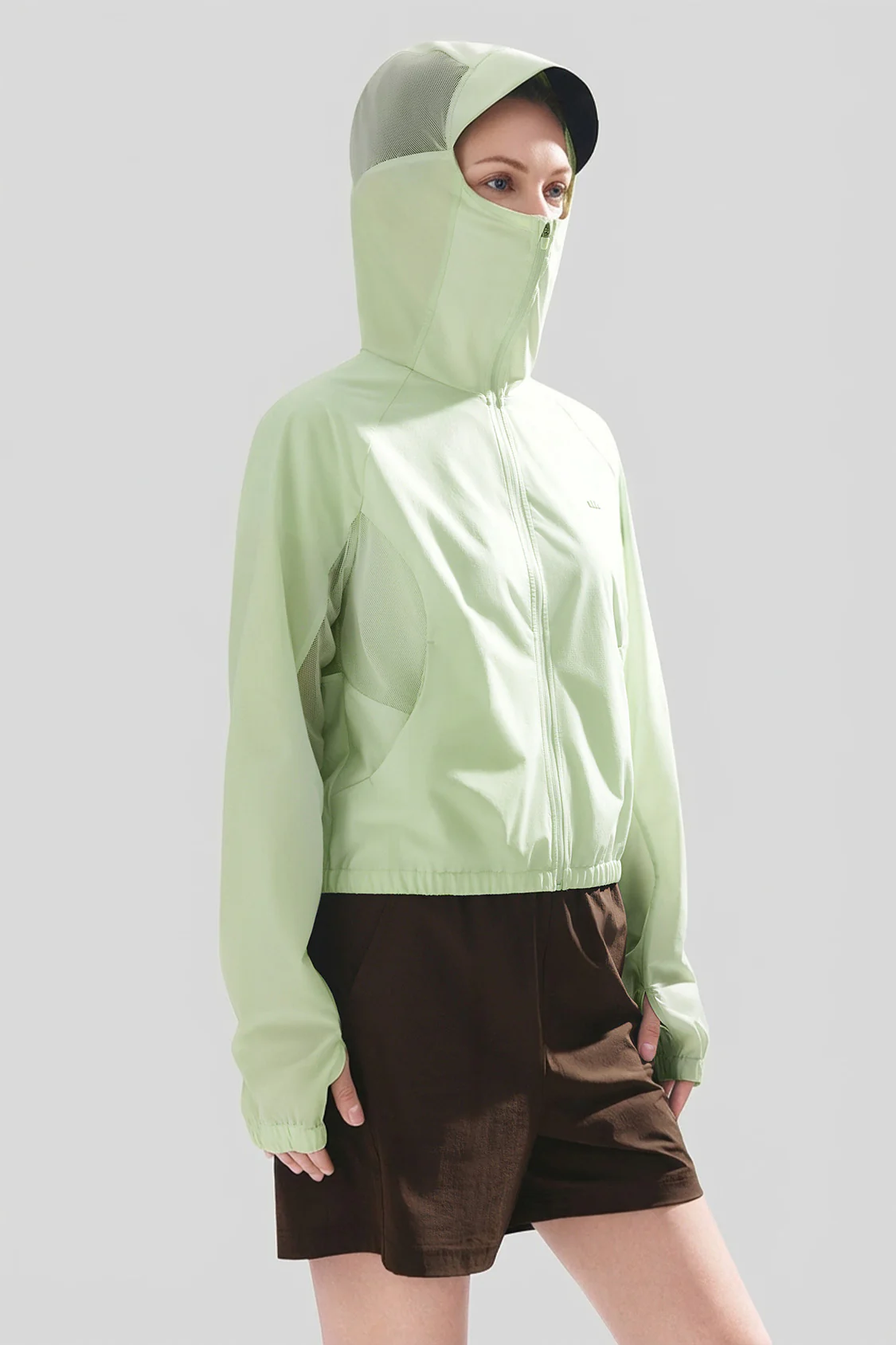 Women’s Cropped Lightweight Sun Protection Jacket UPF 50+ TS004 - Image 12